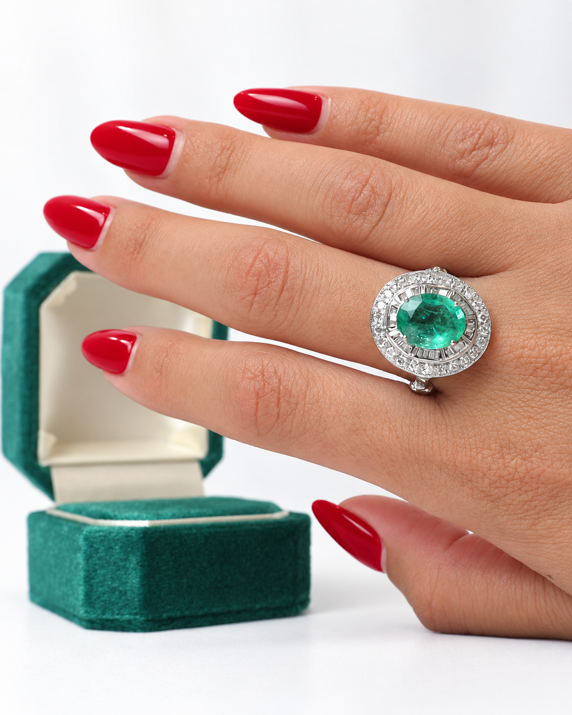 Anello Smeraldo cod. 8112