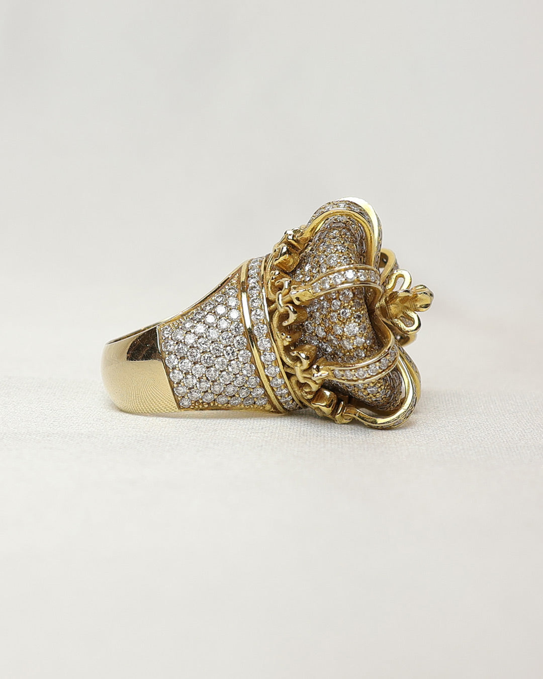 Anello Vistoso oro bianco e diamanti cod. 8137