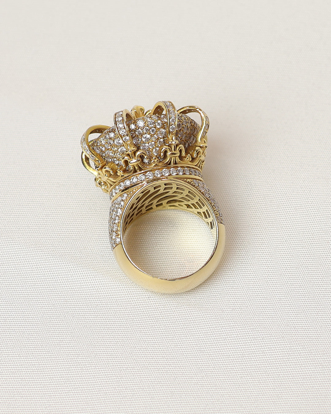 Anello Vistoso oro bianco e diamanti cod. 8137