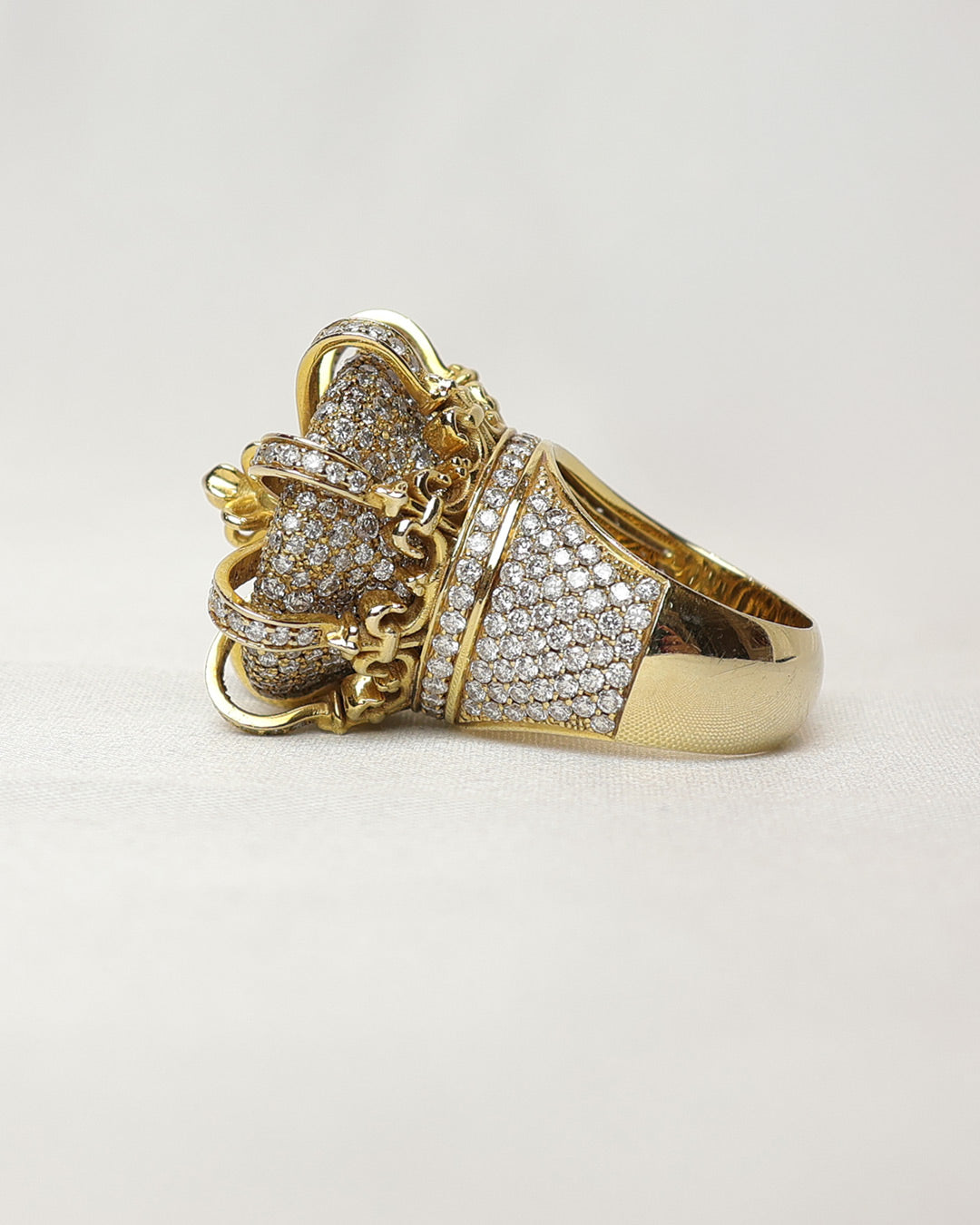 Anello Vistoso oro bianco e diamanti cod. 8137