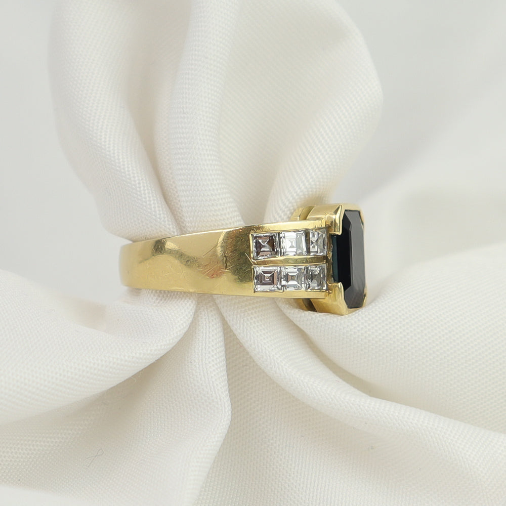 Anello Zaffiro australiano cod. 6187