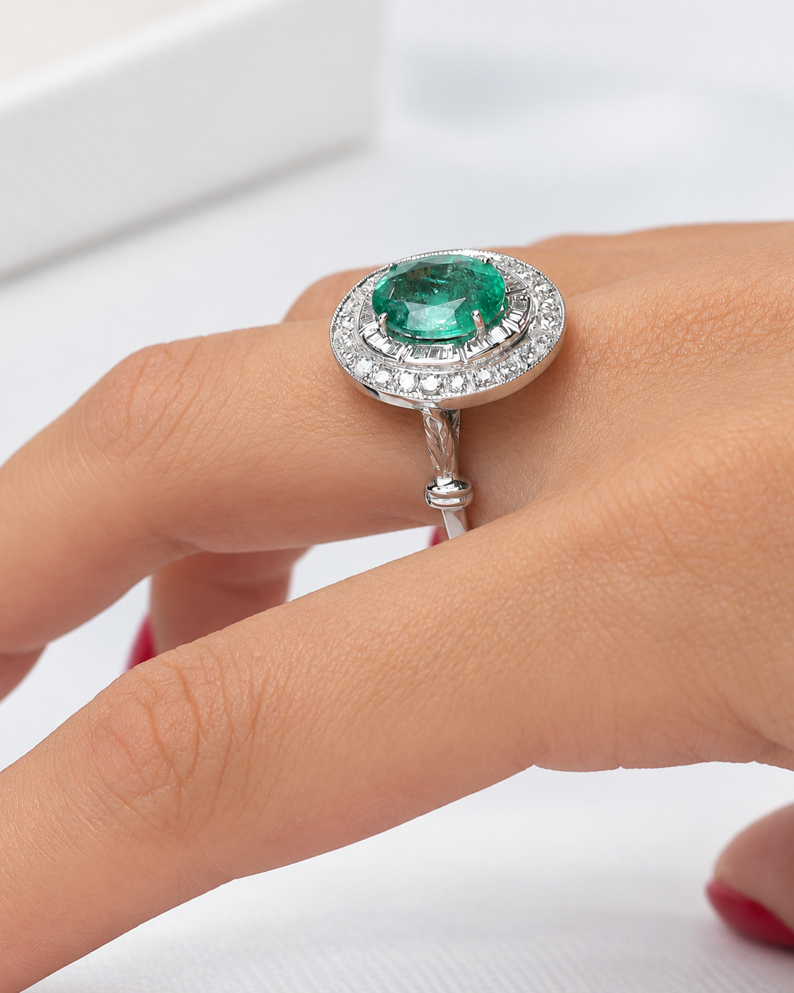 Anello Smeraldo cod. 8112