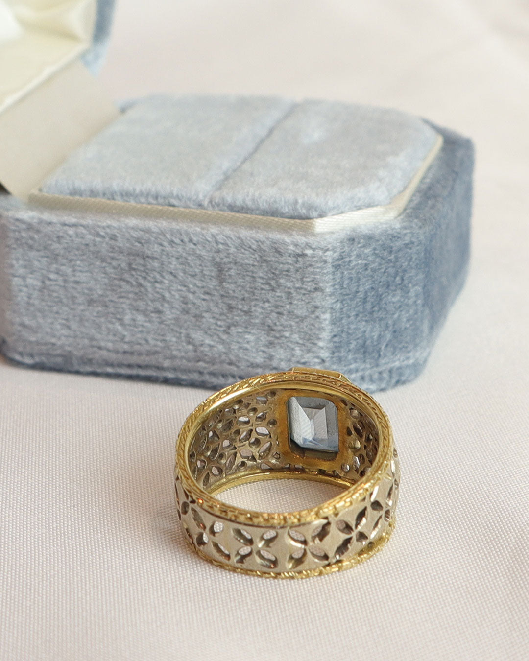 Anello acquamarina cod. 004