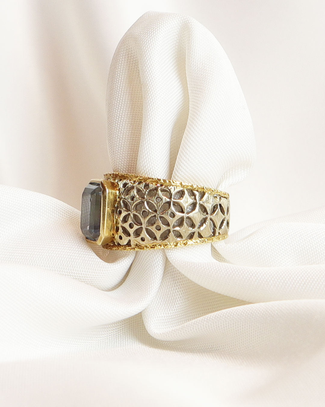 Anello acquamarina cod. 004