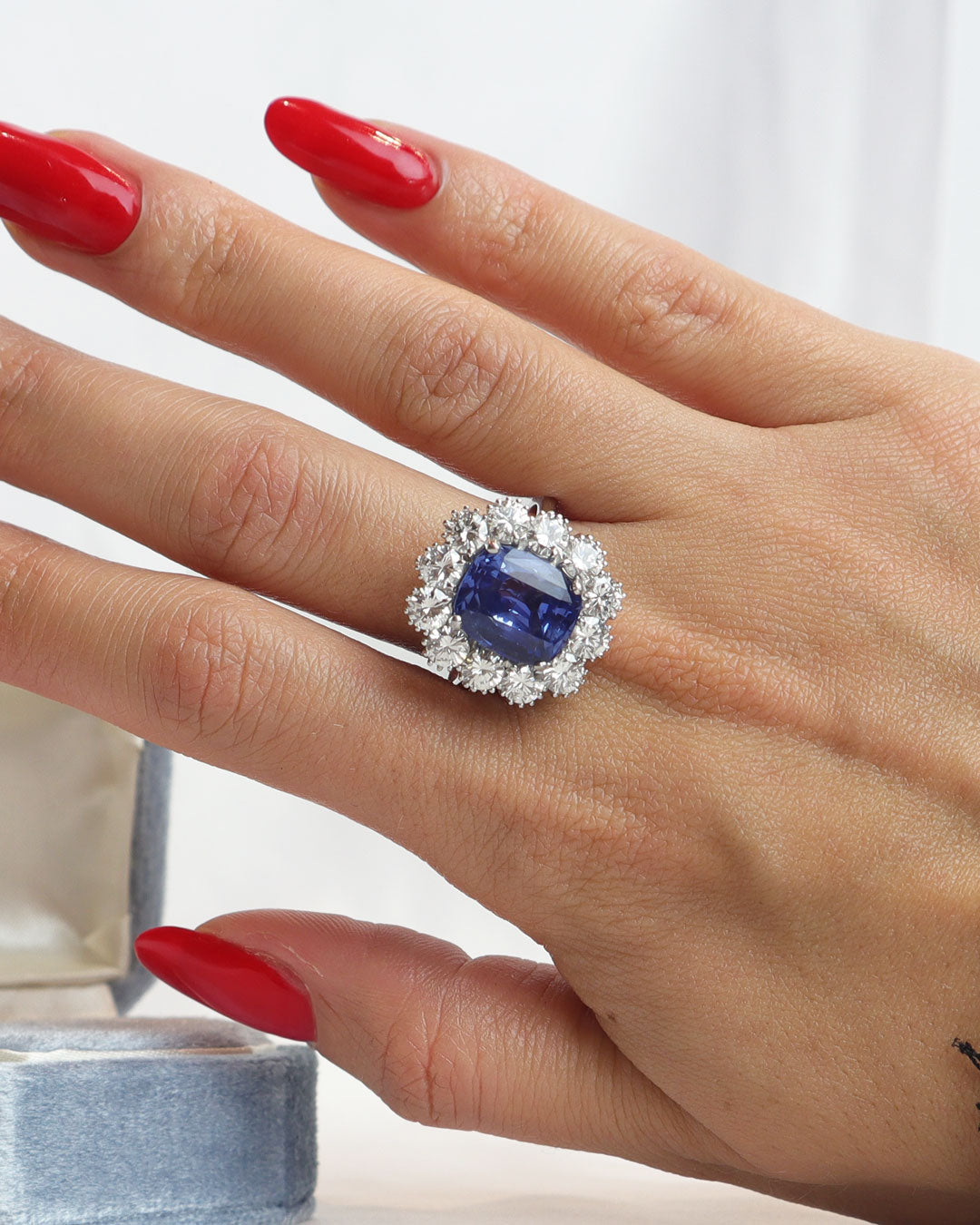 Anello zaffiro cod. 7887