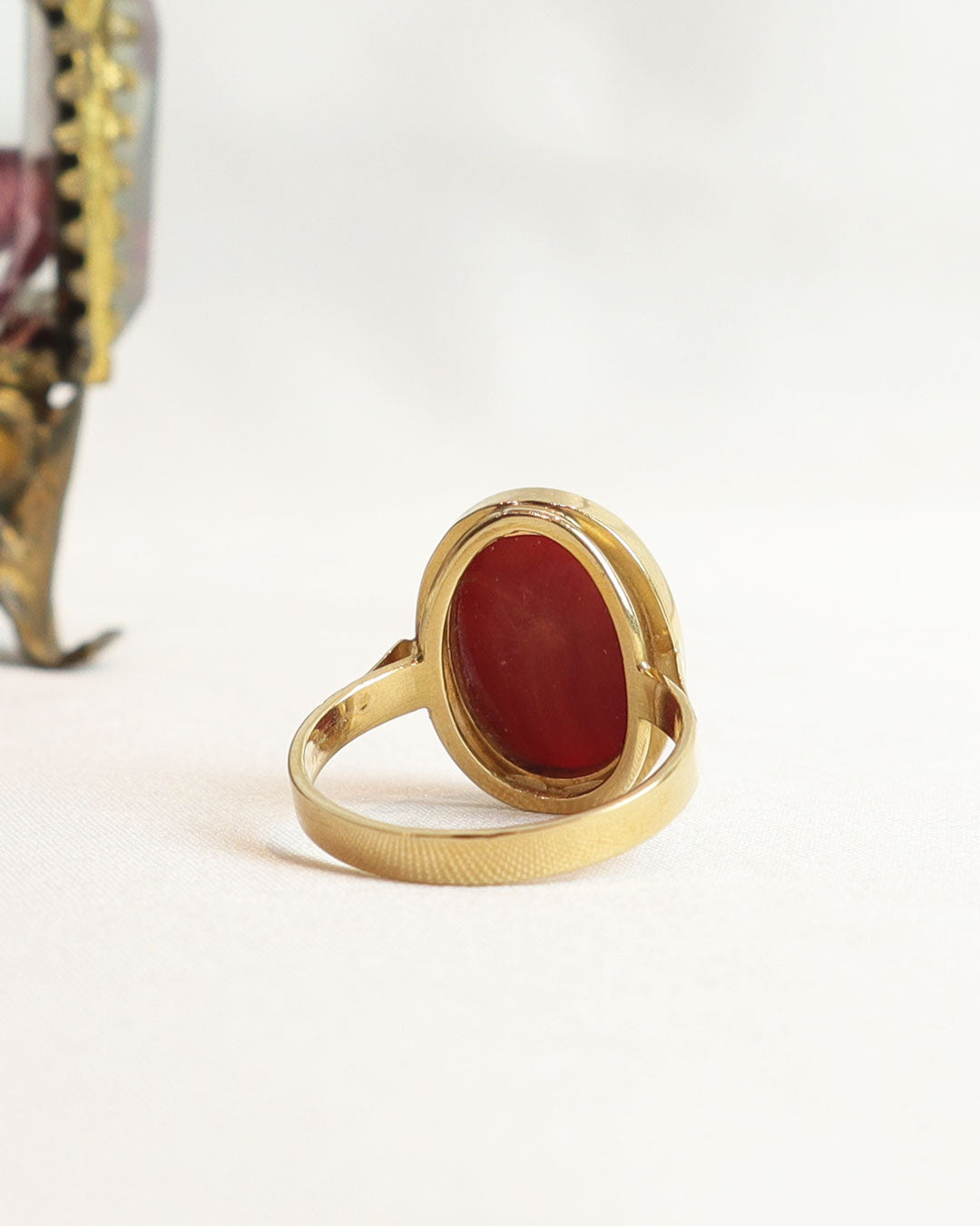 Anello corallo cod. 7949