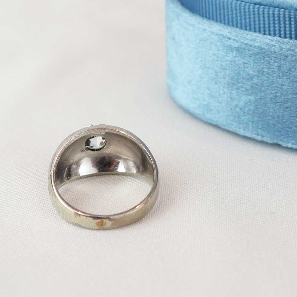 Anello da mignolo con diamante cod. 7851