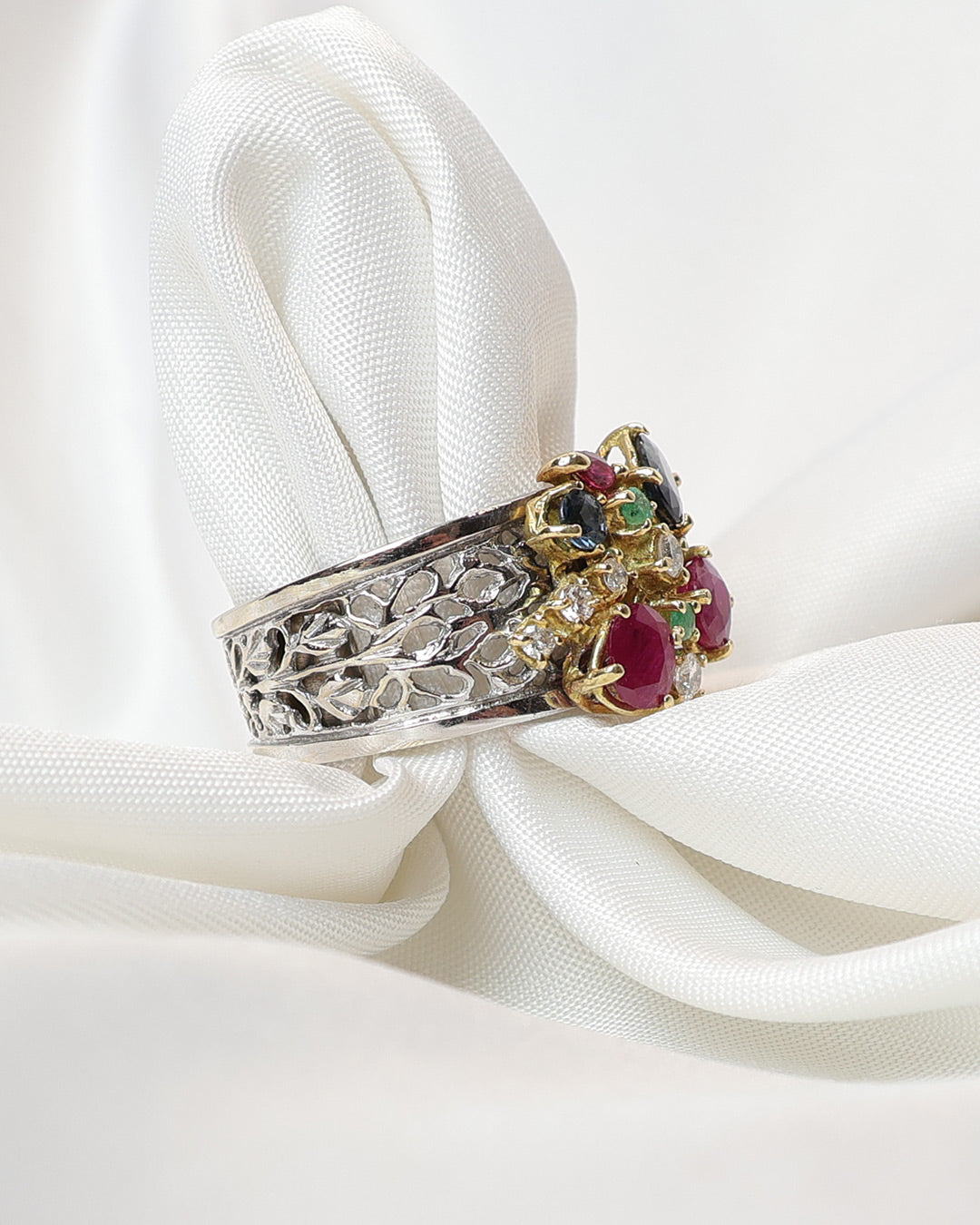 Anello pietre colore cod. 8209
