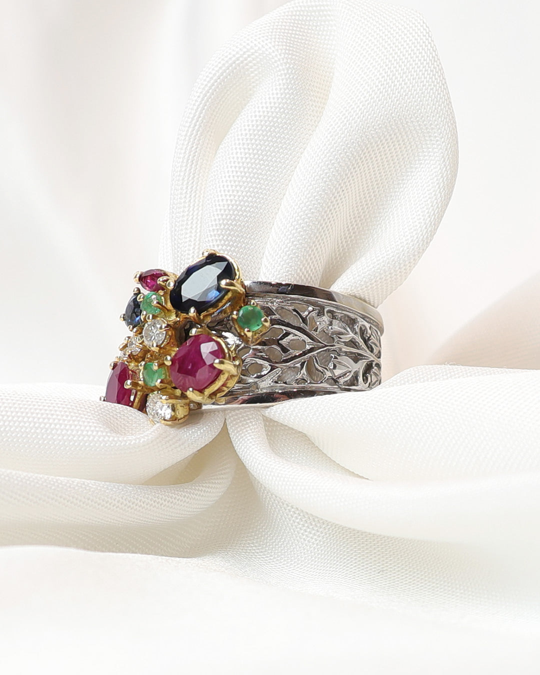 Anello pietre colore cod. 8209