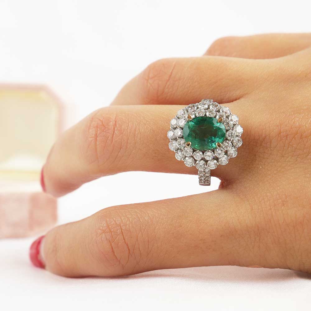 Anello smeraldo cod. 6979