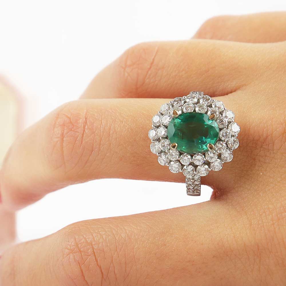 Anello smeraldo cod. 6979