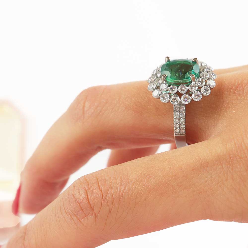 Anello smeraldo cod. 6979