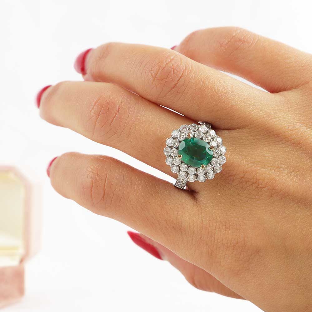 Anello smeraldo cod. 6979