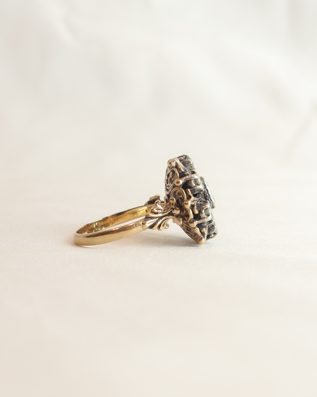 Anello smeraldo naturale cod. 8121