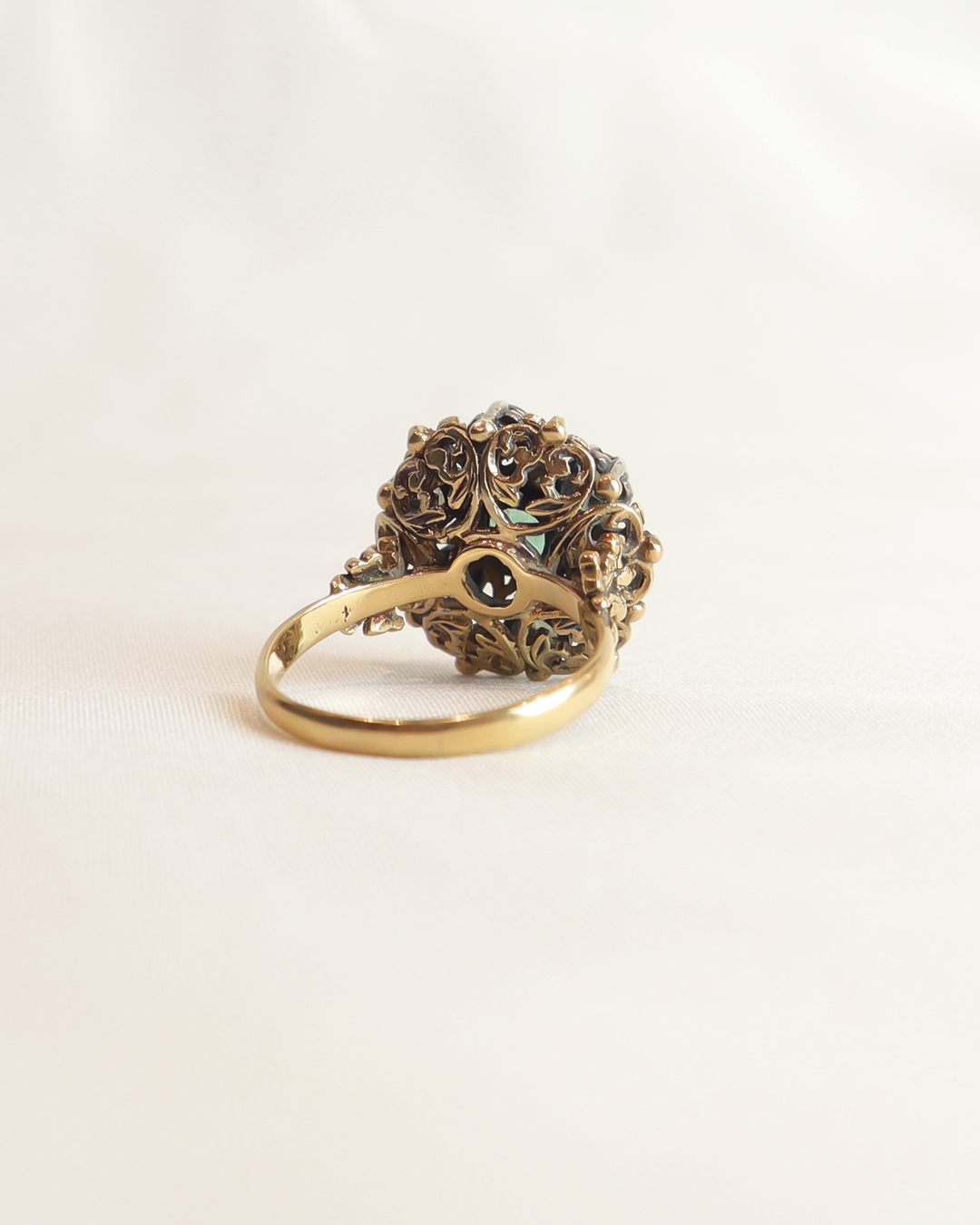 Anello smeraldo naturale cod. 8121