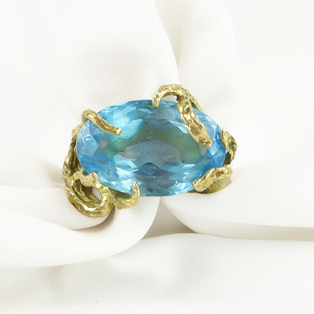 Anello topazio cod. 6935