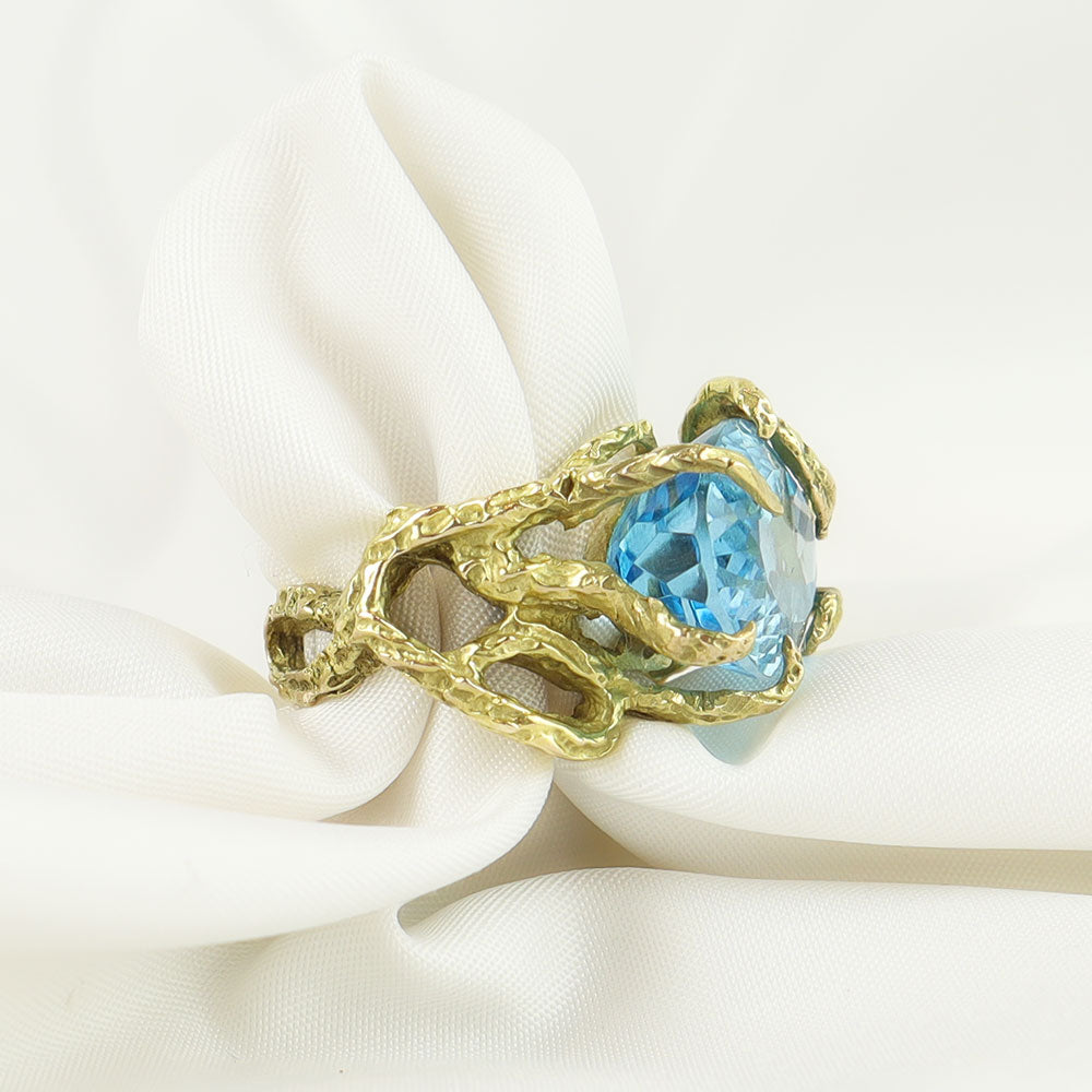 Anello topazio cod. 6935