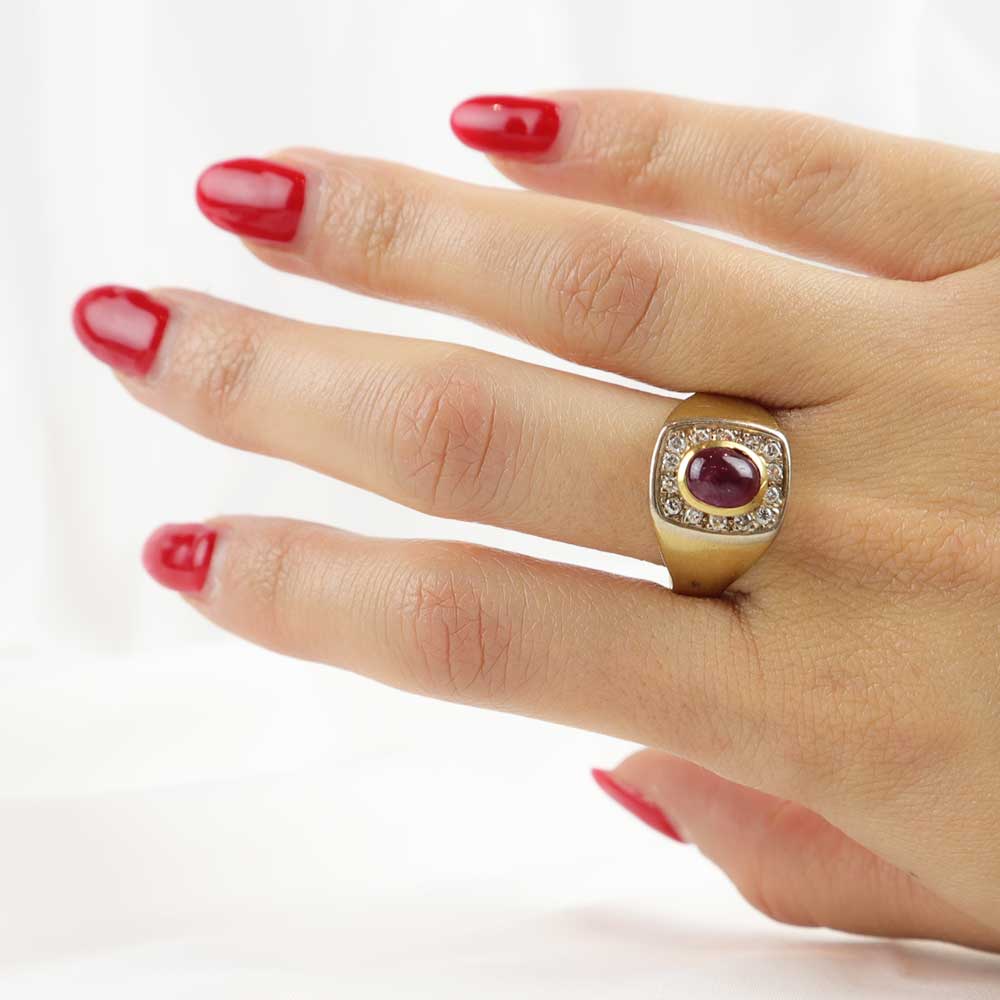 Anello vintage Chevalier cod. 7153