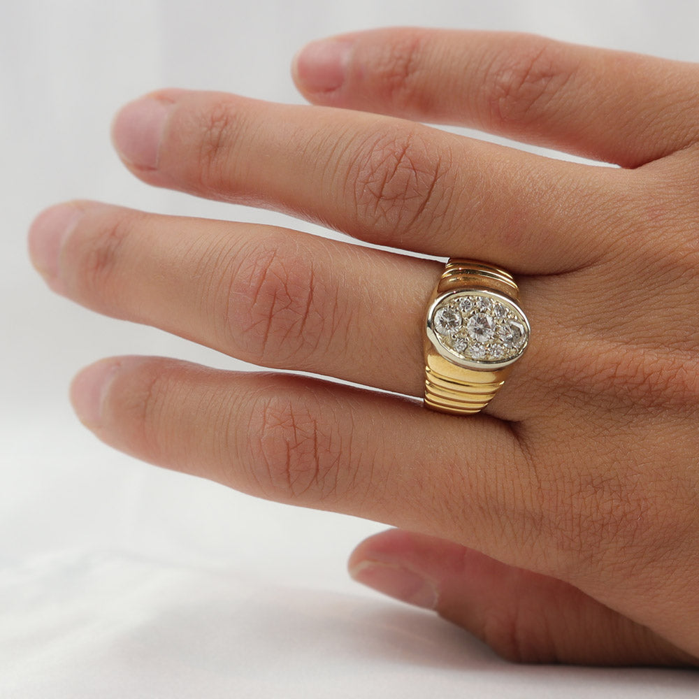 Anello vintage diamanti e oro cod. 6612