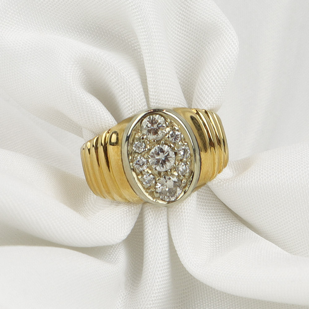 Anello vintage diamanti e oro cod. 6612
