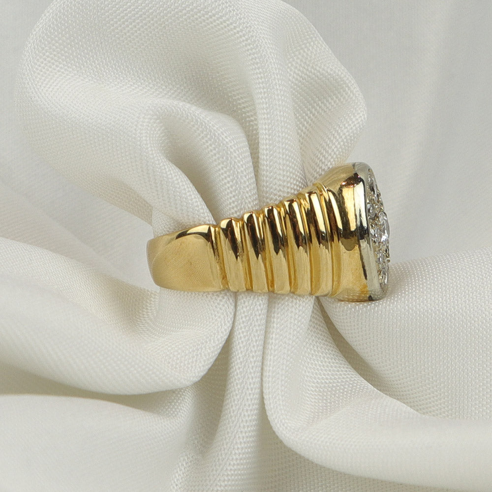 Anello vintage diamanti e oro cod. 6612