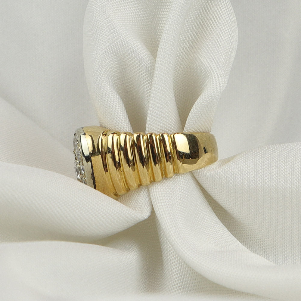 Anello vintage diamanti e oro cod. 6612