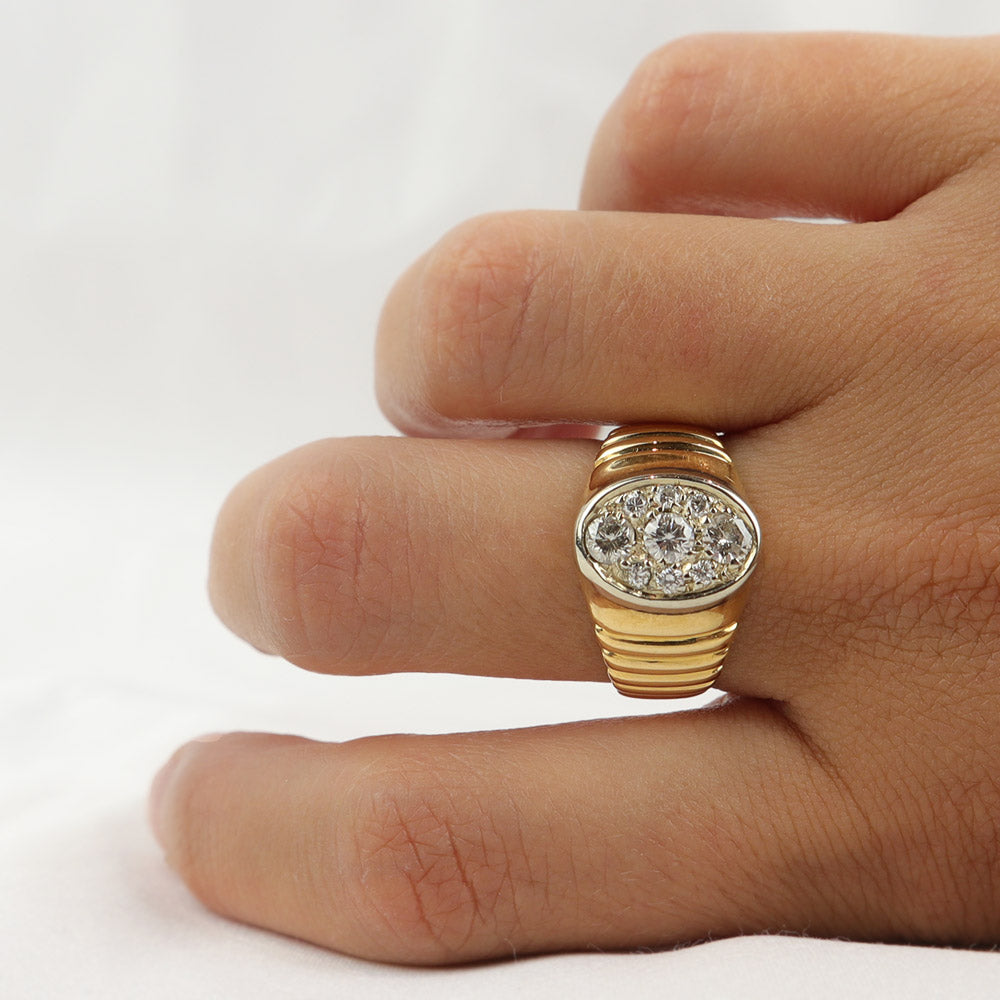 Anello vintage diamanti e oro cod. 6612