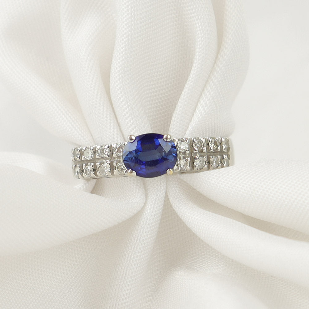Anello zaffiro cod. 6657