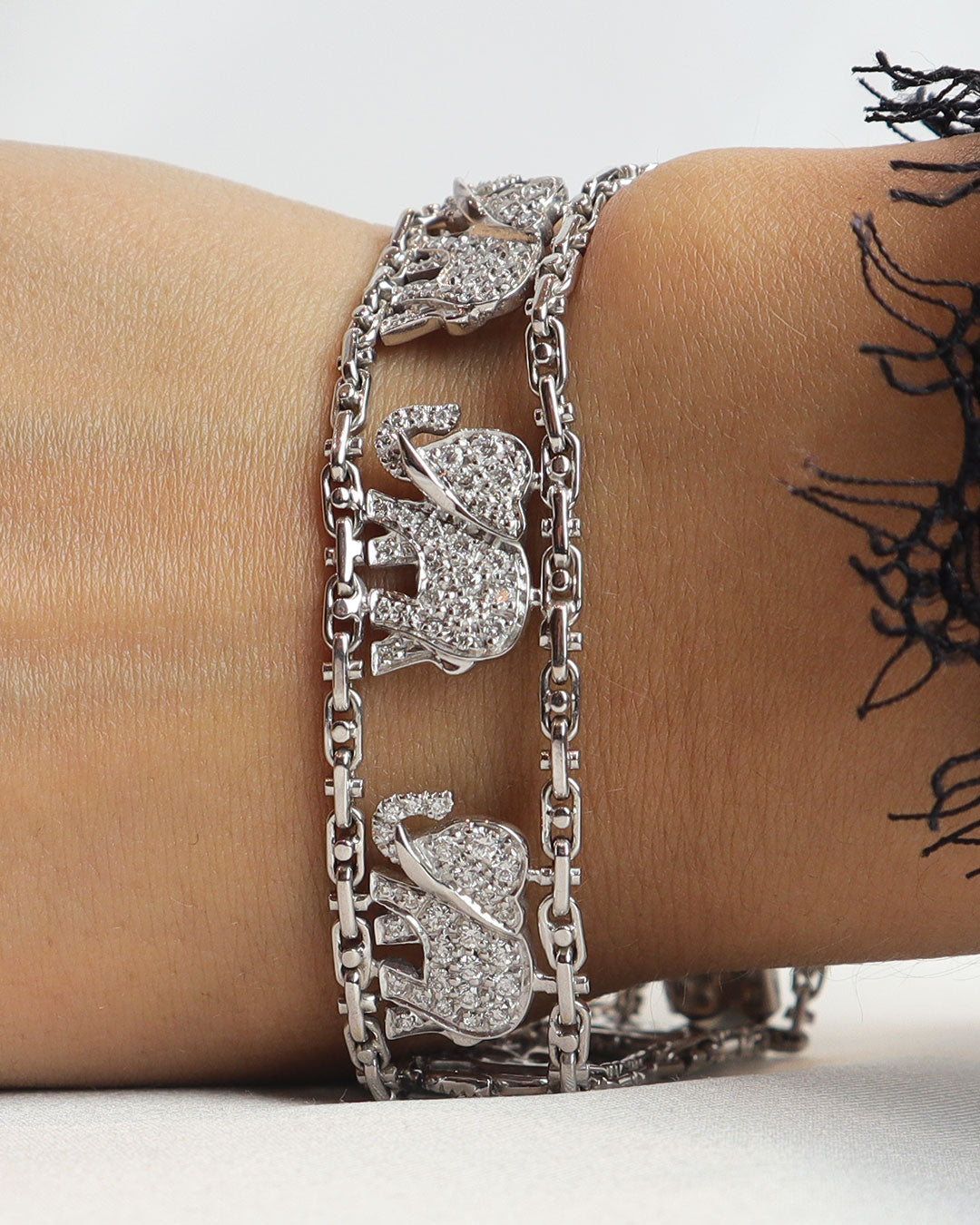 Bracciale elefanti cod. 011