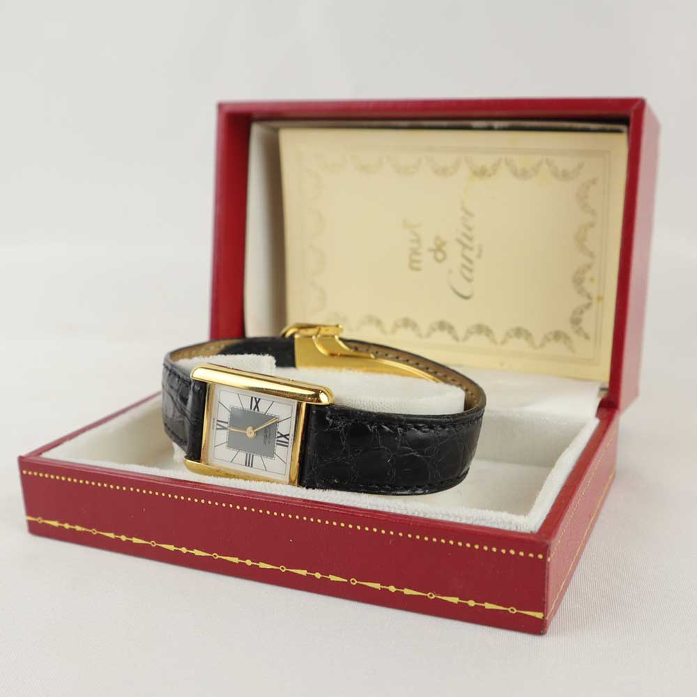 Cartier Vintage Tank Vermeil cod. 7349
