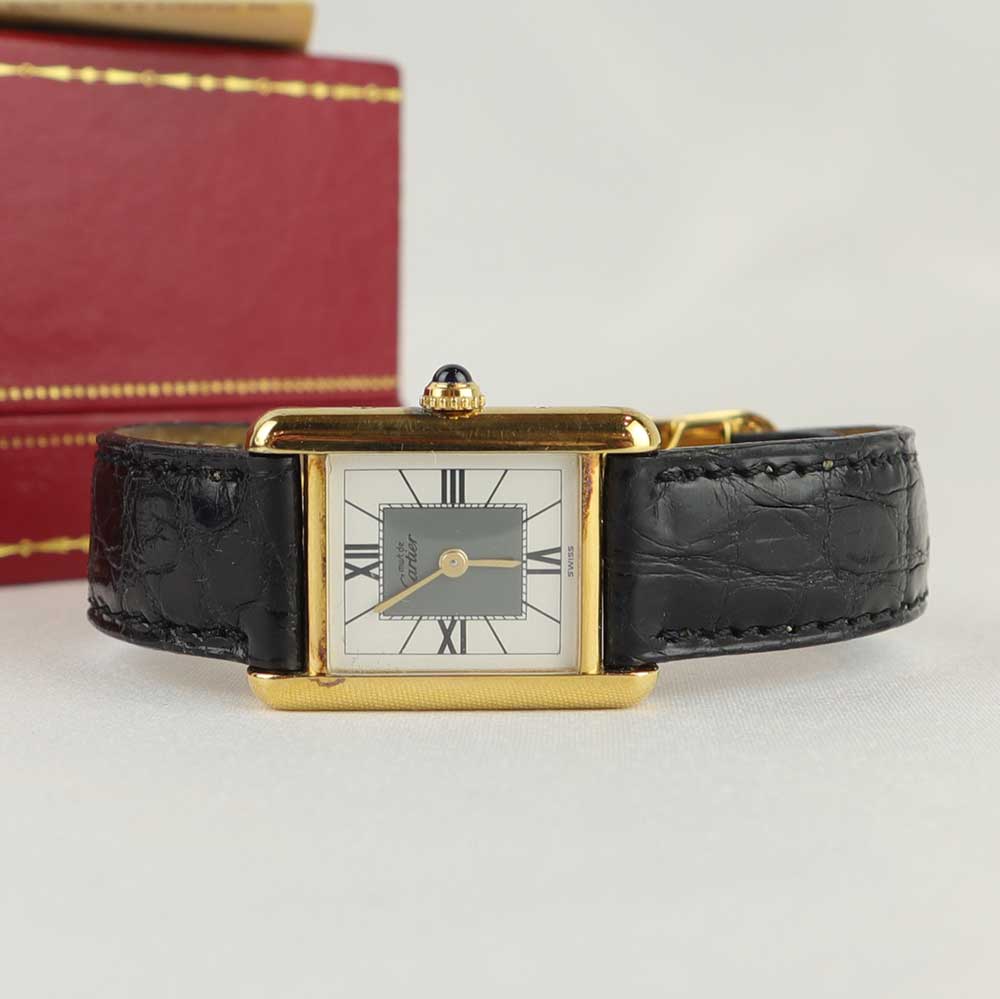 Cartier Vintage Tank Vermeil cod. 7349