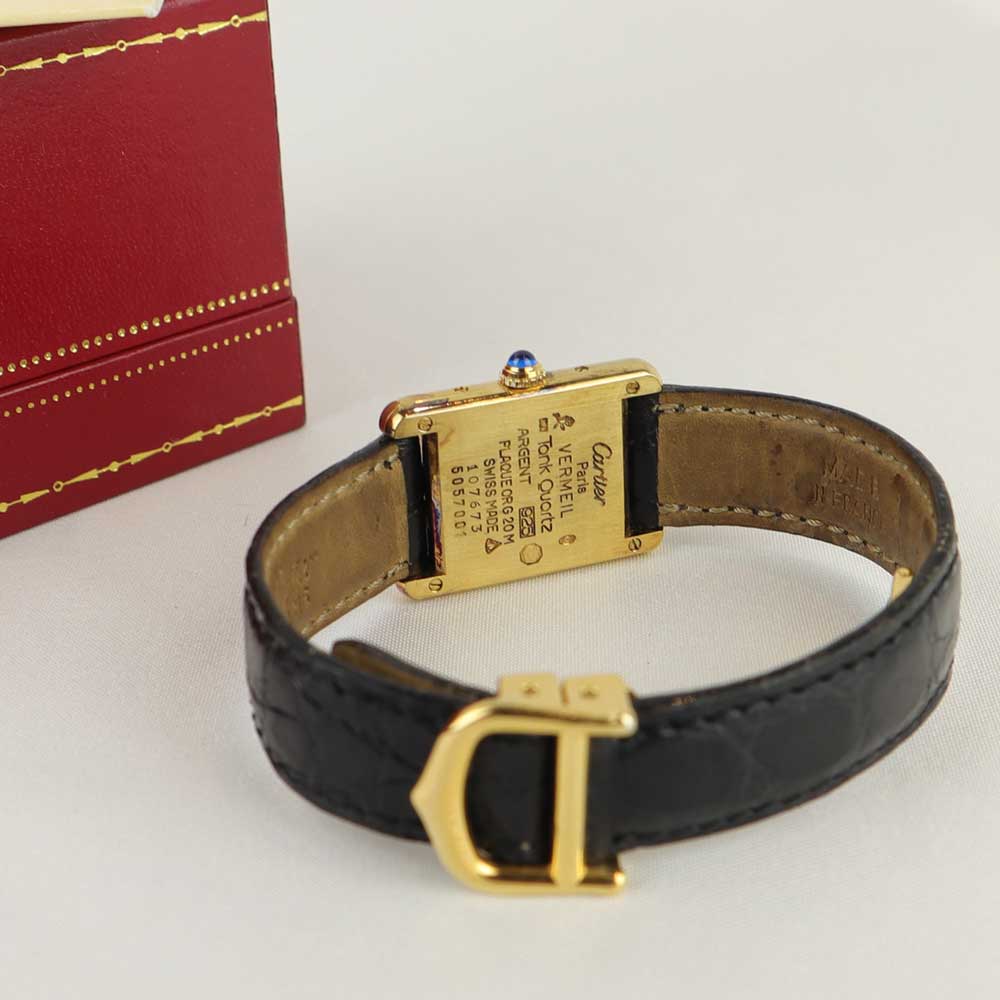 Cartier Vintage Tank Vermeil cod. 7349