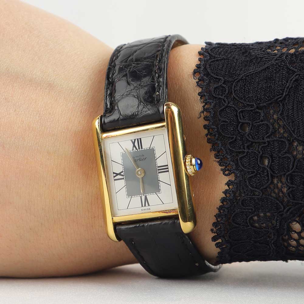 Cartier Vintage Tank Vermeil cod. 7349