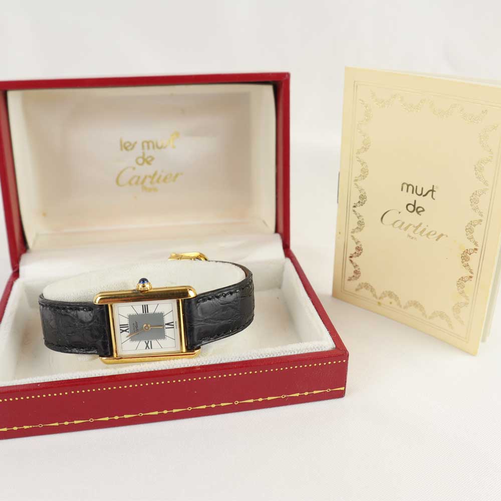 Cartier Vintage Tank Vermeil cod. 7349