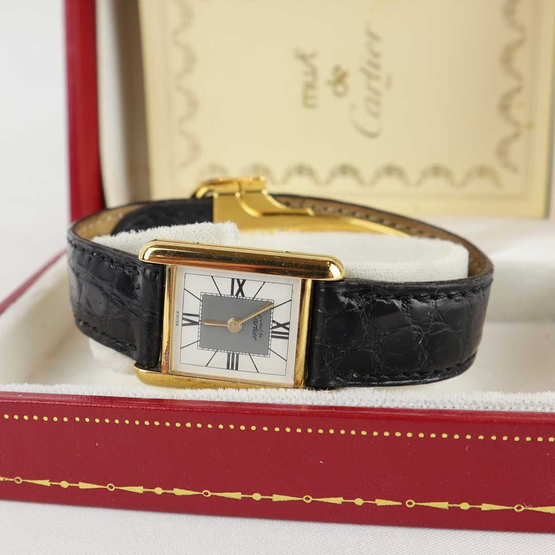 Cartier Vintage Tank Vermeil cod. 7349