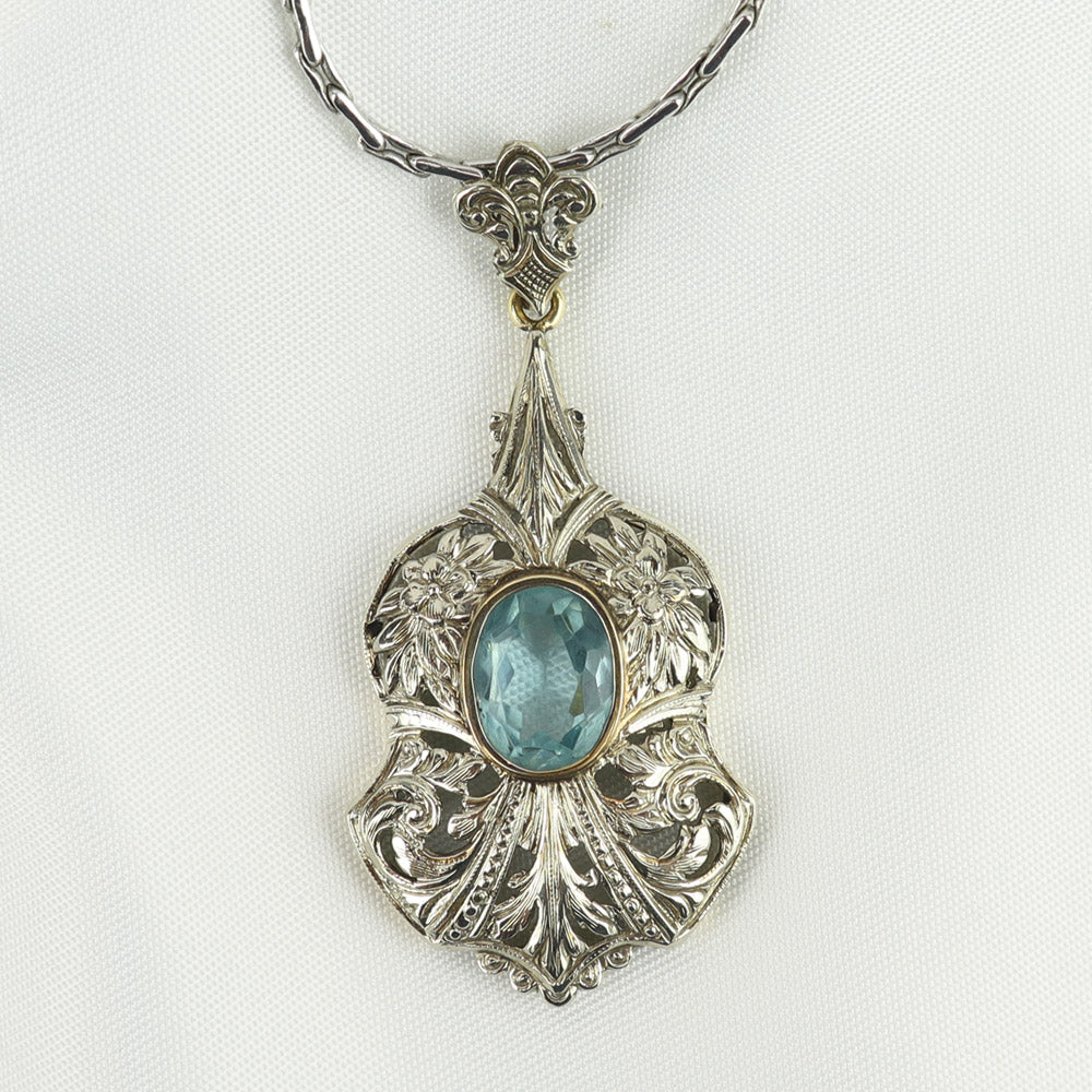 Collana Acquamarina anni ''30 cod. 6667
