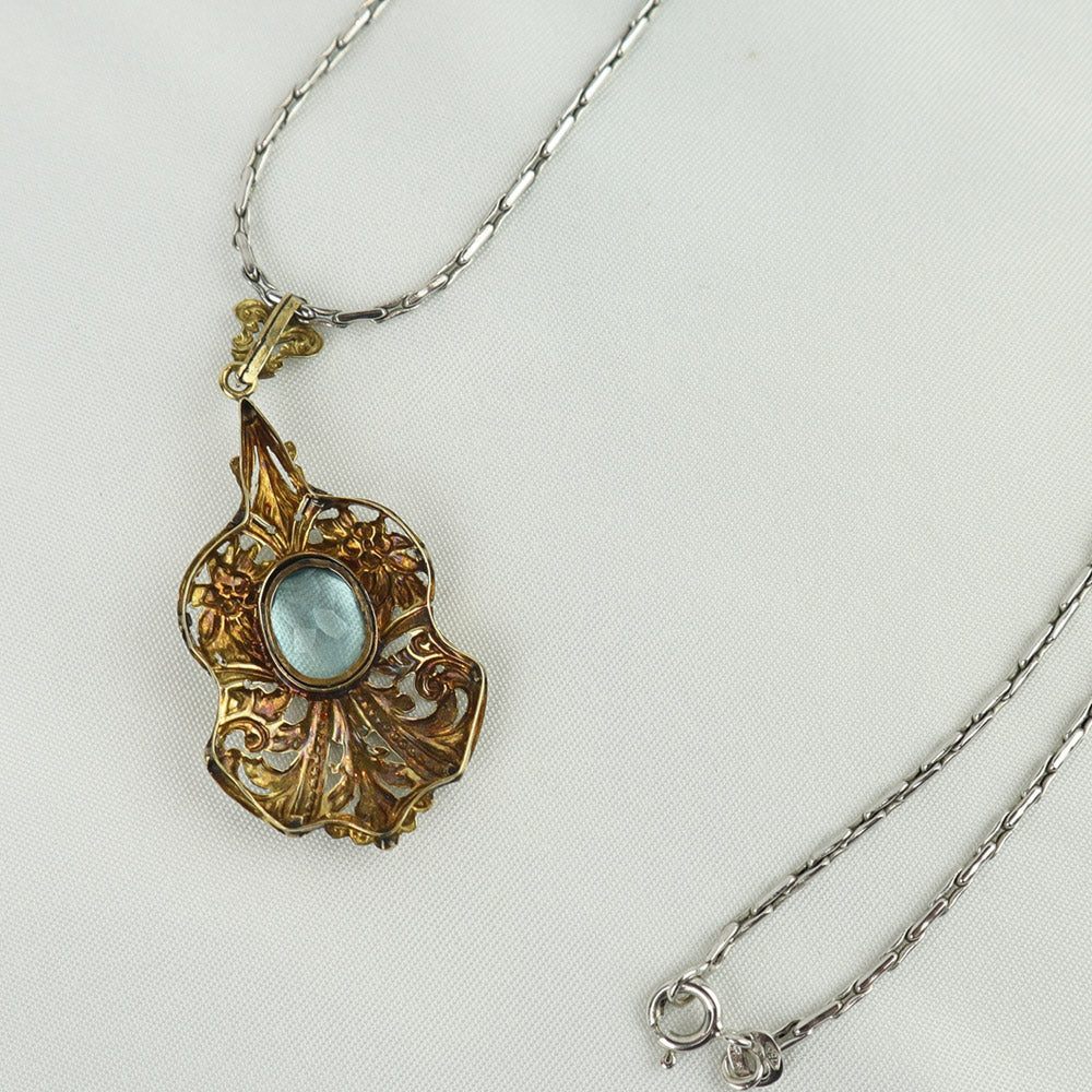 Collana Acquamarina anni ''30 cod. 6667