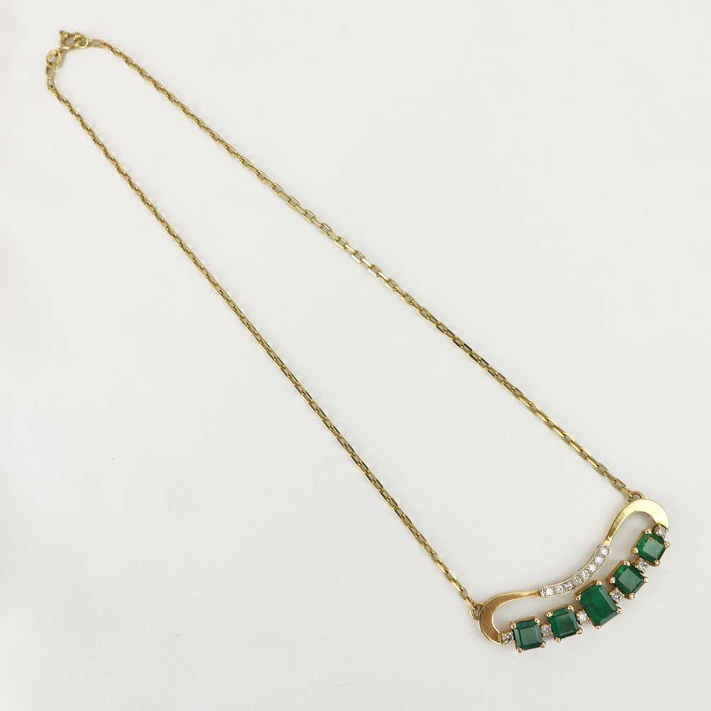 Collier smeraldi e diamanti cod. 6987