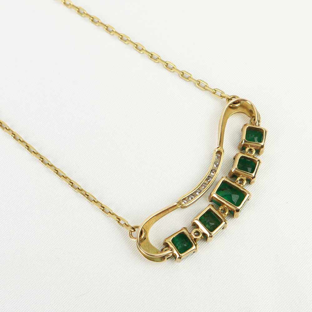 Collier smeraldi e diamanti cod. 6987