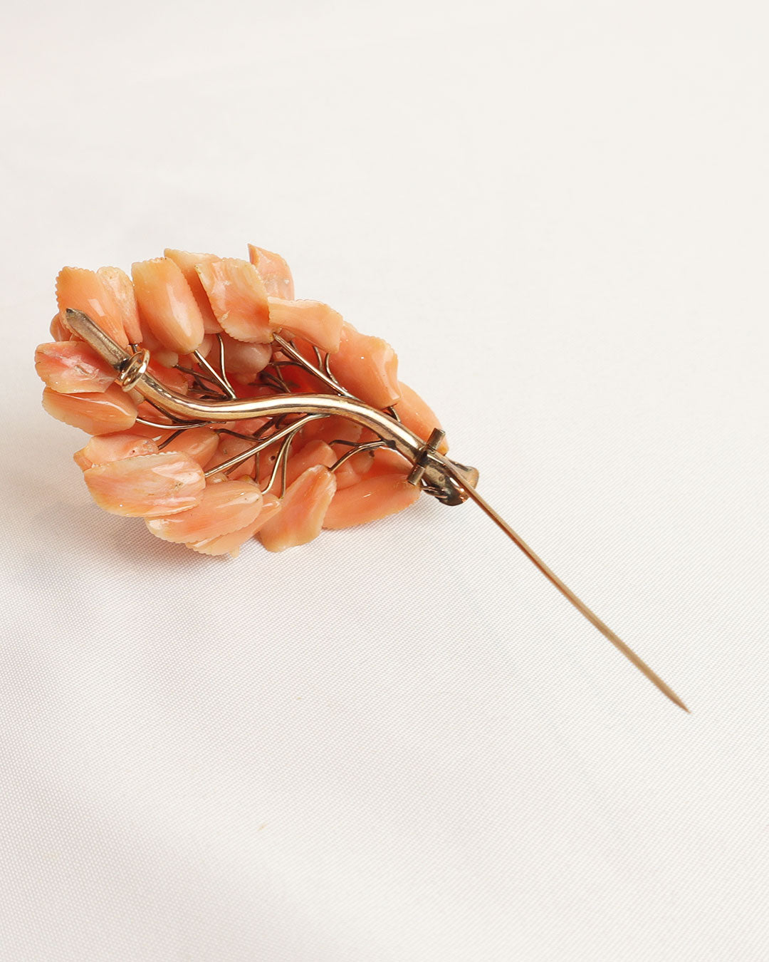 Spilla antica corallo Sciacca cod. 0023