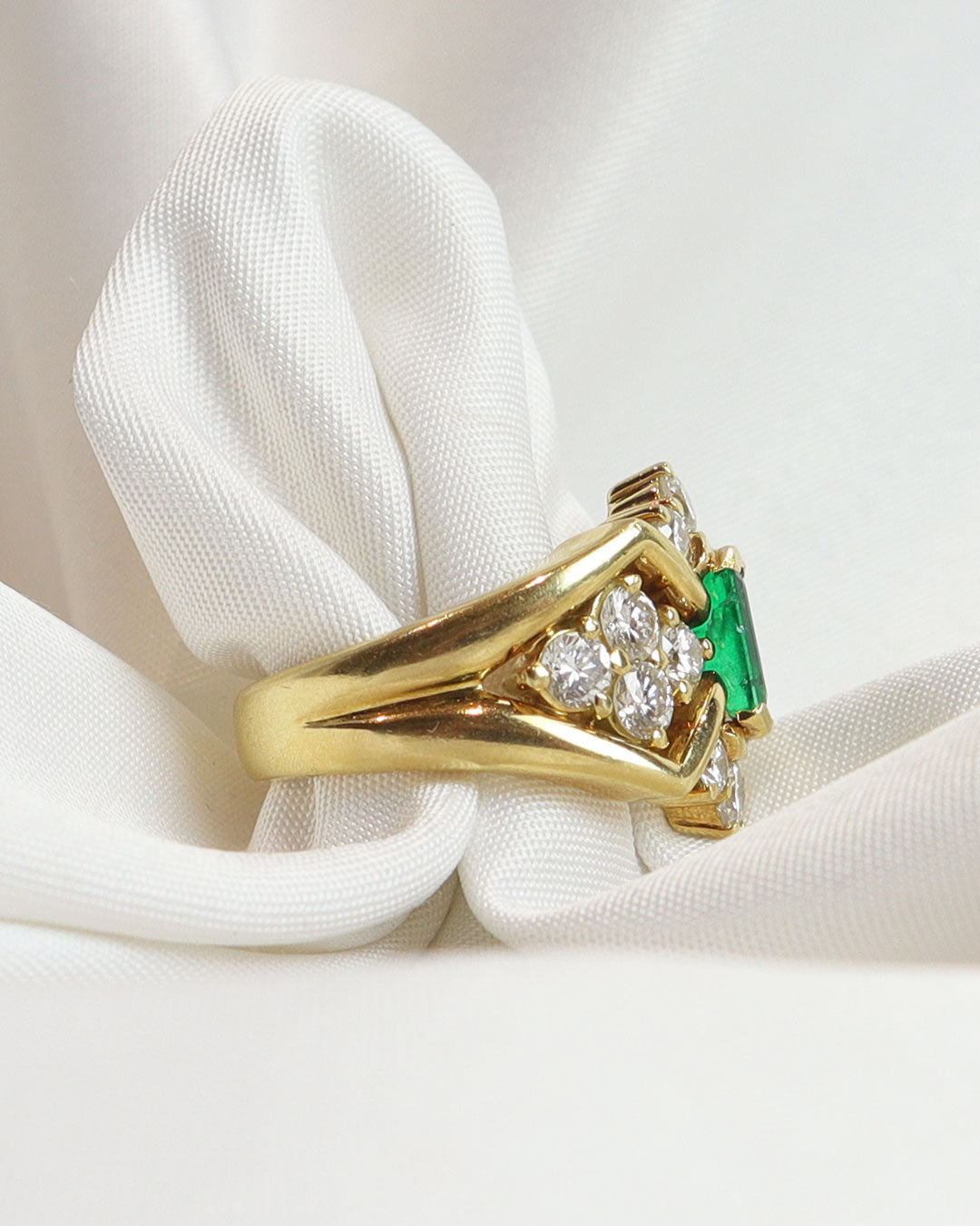 Anello smeraldo colombiano cod. 0022