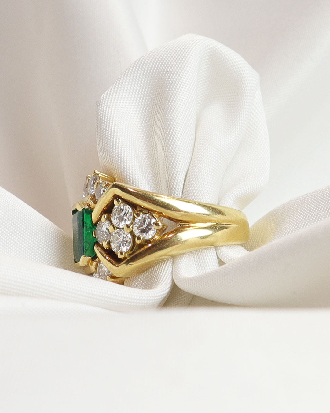 Anello smeraldo colombiano cod. 0022