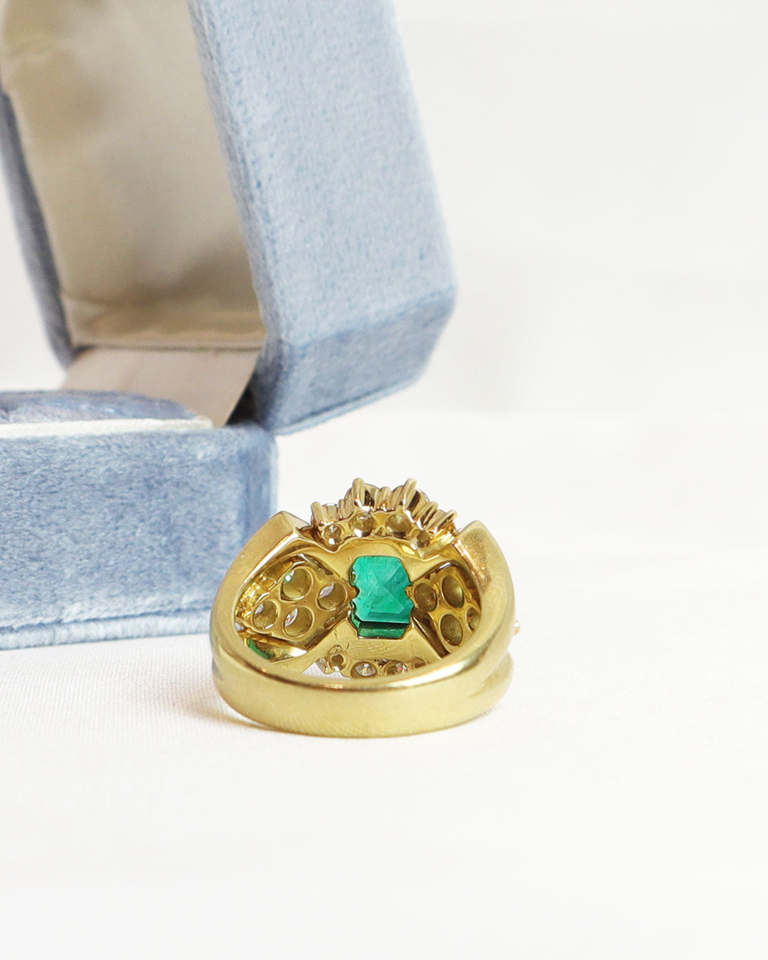 Anello smeraldo colombiano cod. 0022