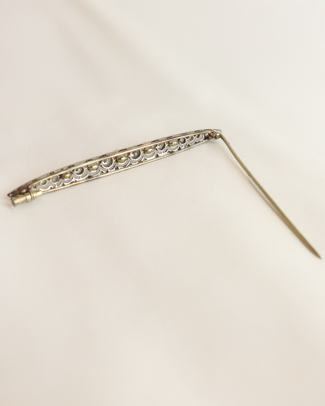 Spilla diamanti taglio antico cod. 8152