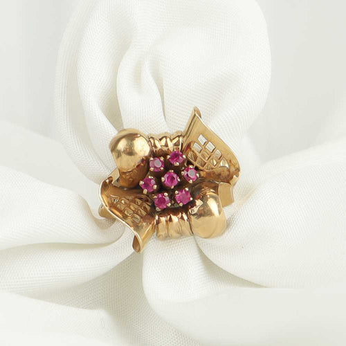 Anello anni ''40 cod. 7357 - Oro Tesori