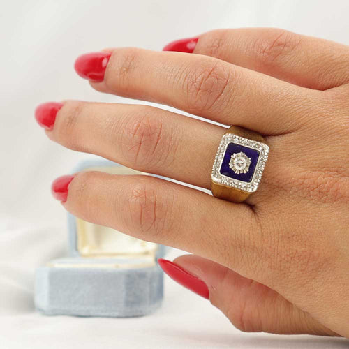 Anello anni ''40 cod. 7623 - Oro Tesori