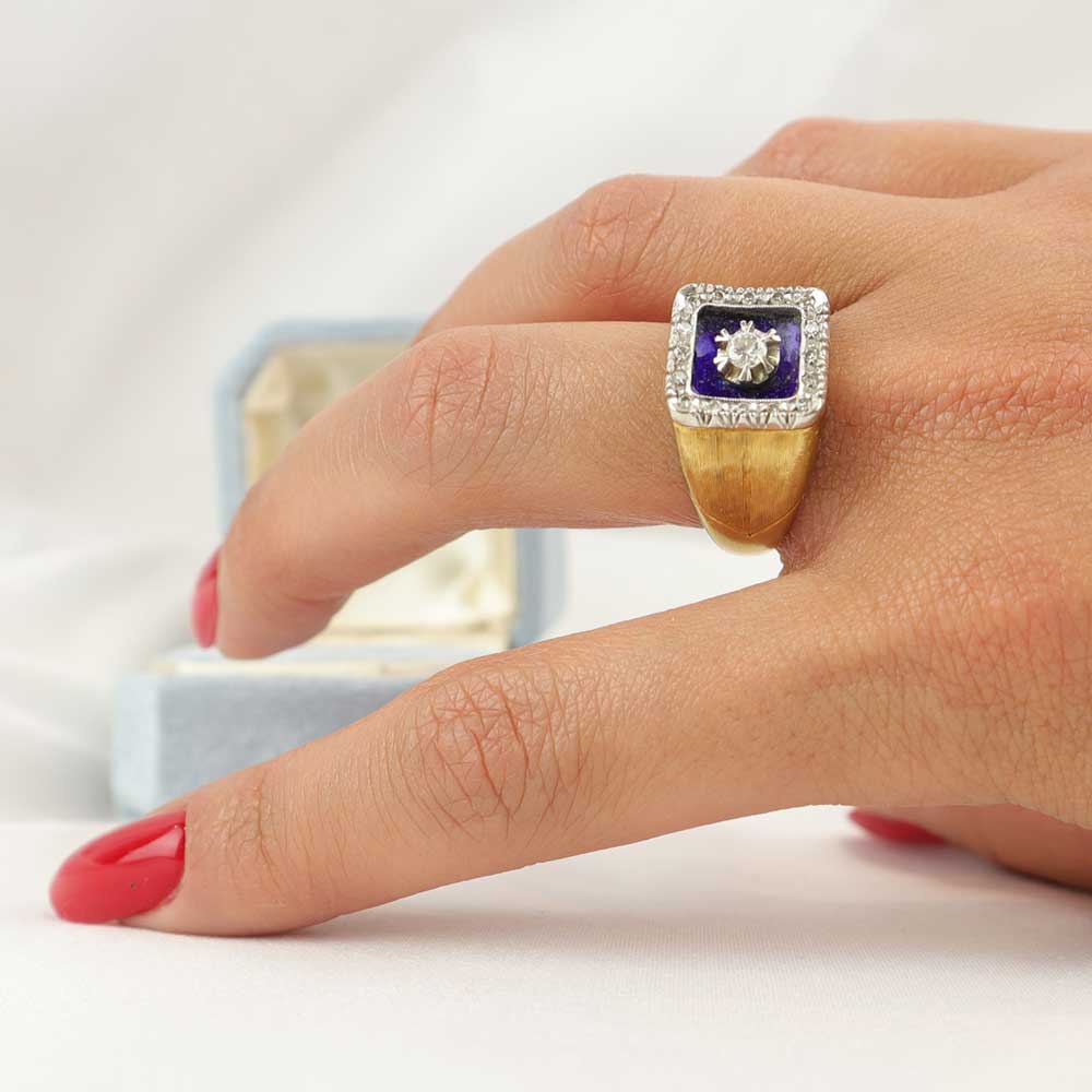 Anello anni ''40 cod. 7623 - Oro Tesori