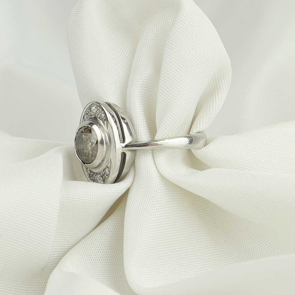 Anello con diamante cod. 7357 - Oro Tesori