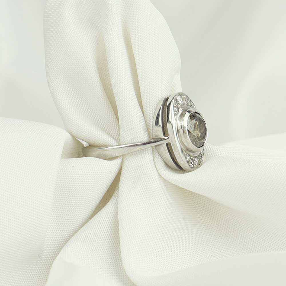 Anello con diamante cod. 7357 - Oro Tesori