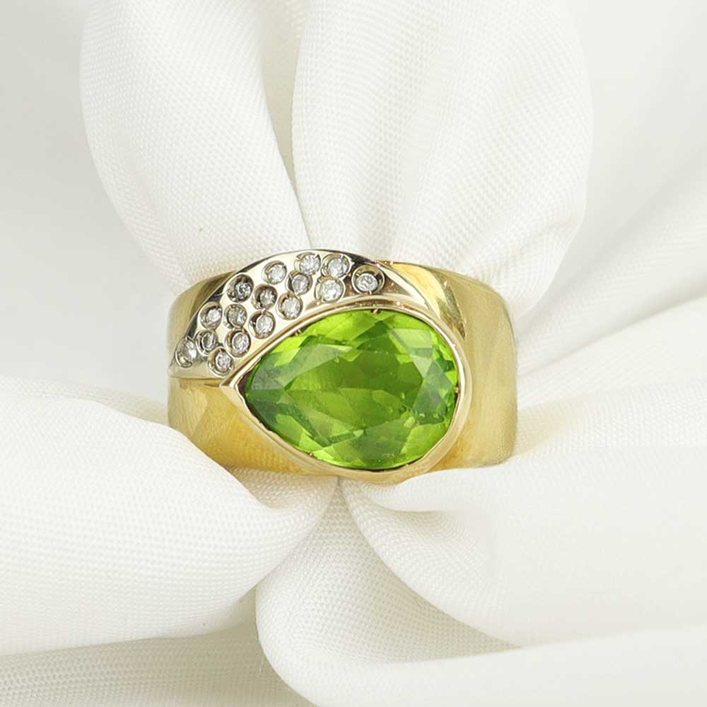 Anello goccia cod. 7351 - Oro Tesori